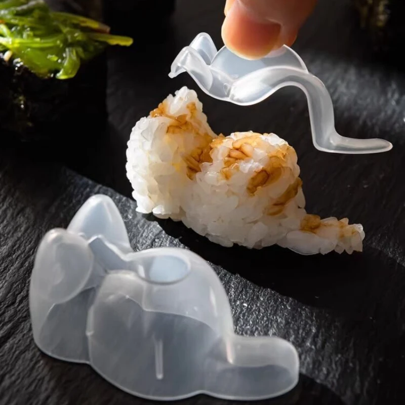 Baby Food In Japan 1 Year Old - แม่พิมพ์ข้าวปั้นรูปแมวนำเข้าจากญี่ปุ่น อุปกรณ์ทานอาหารสำหรับเด็ก แม่พิมพ์ซูชิพลาสติกสำหรับใช้ในครัวเรือน เครื่องปั้นข้าวสำหรับอาหารเสริม