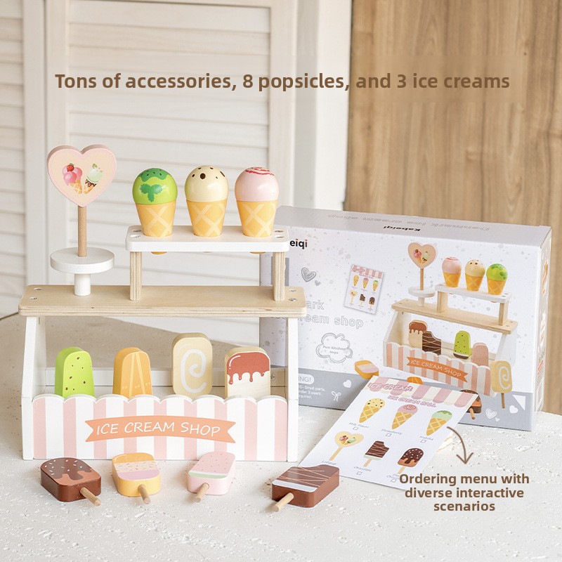 Baby Food In Restaurant - ของเล่นเด็ก ปริศนา ชุดของเล่นครัวไม้ อาหารจิ๋ว อุปกรณ์เสริมสำหรับเด็ก มอนเตสซอรี่