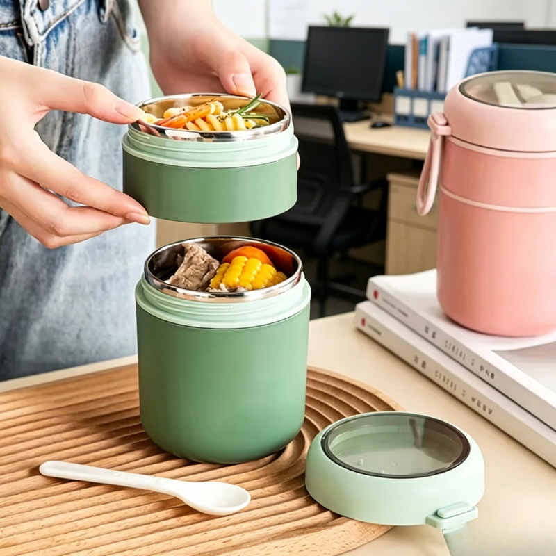 Baby Food Thermos - กระติกเก็บความร้อนสำหรับอาหาร ขนาด 530/710 มล. แก้วเก็บความร้อนสำหรับซุป กระติกน้ำร้อนสแตนเลสสำหรับเด็กนักเรียน