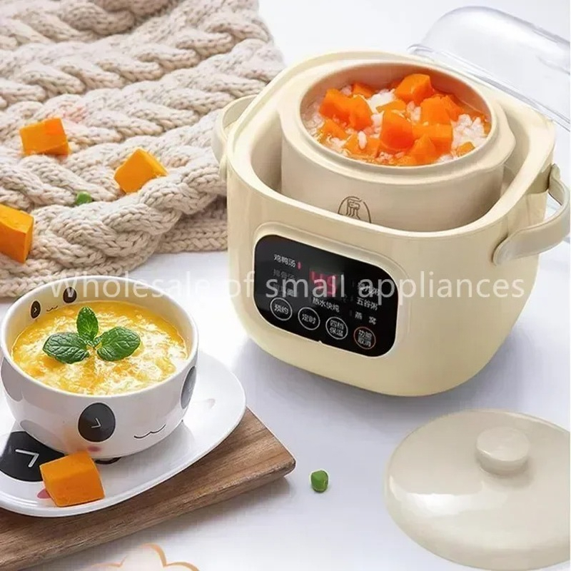220V เซรามิคไฟฟ้าช้า Stewer ใน - Baby Food Dessert บทวิจารณ์และราคา