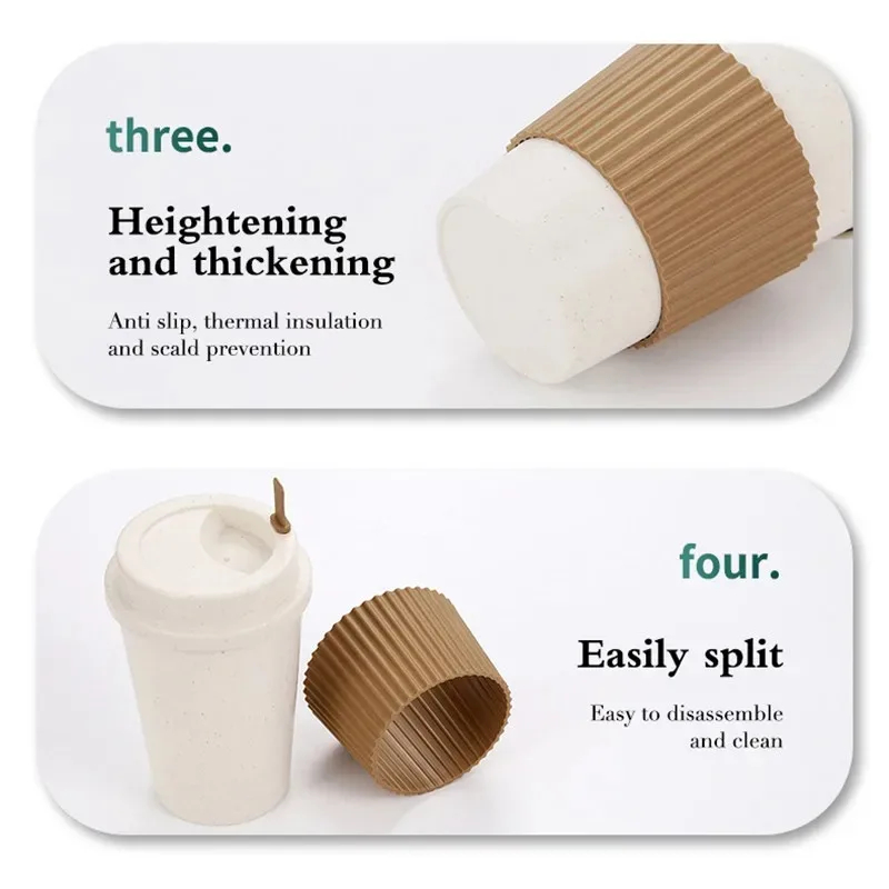 450ML ถ้วยกาแฟพร้อมฝาปิดฟางข้า - Training Cup Straw บทวิจารณ์และราคา