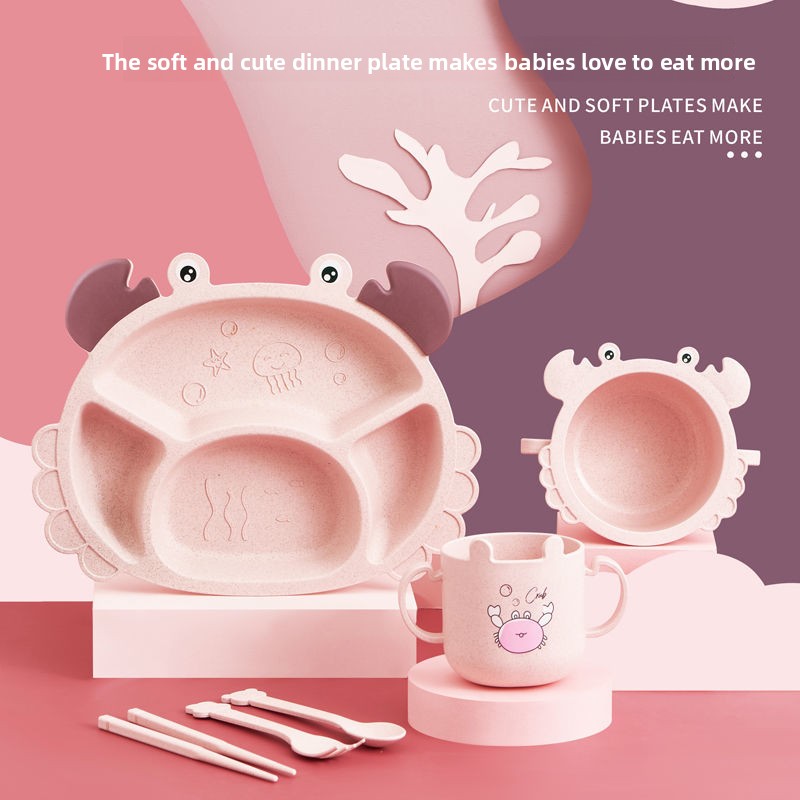 4/6pcsCrabs เด็กแผ่น,เด็กสร้าง - Baby Food Eating บทวิจารณ์และราคา