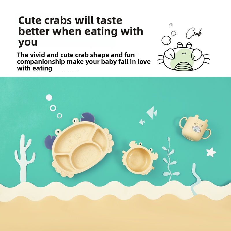 4/6pcsCrabs เด็กแผ่น,เด็กสร้าง - Baby Food Eating บทวิจารณ์และราคา