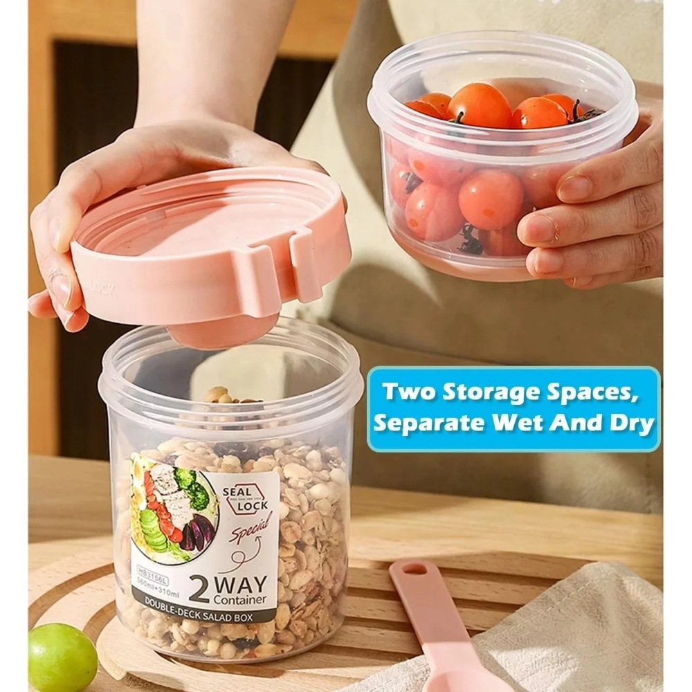 ถ้วยสลัดพกพา ถ้วยอาหารเช้า ถ้ว - Baby Food Thermos บทวิจารณ์และราคา
