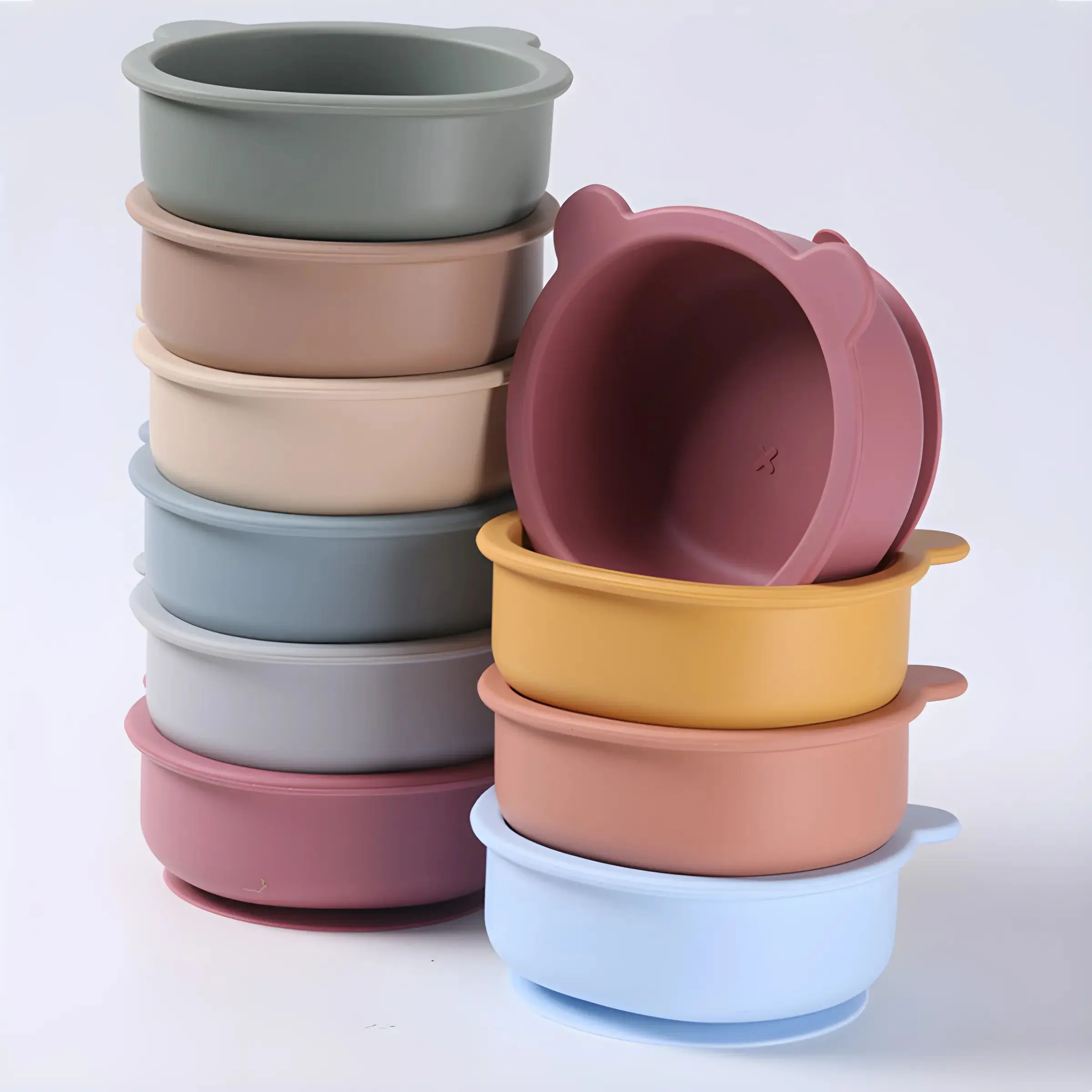 ชามซิลิโคนสำหรับเด็กหัดกินข้าว - Baby Food Eating บทวิจารณ์และราคา