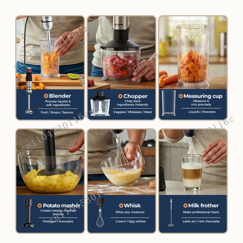 ชุดเครื่องปั่นมืออเนกประสงค์ 6 - Baby Food Healthy บทวิจารณ์และราคา