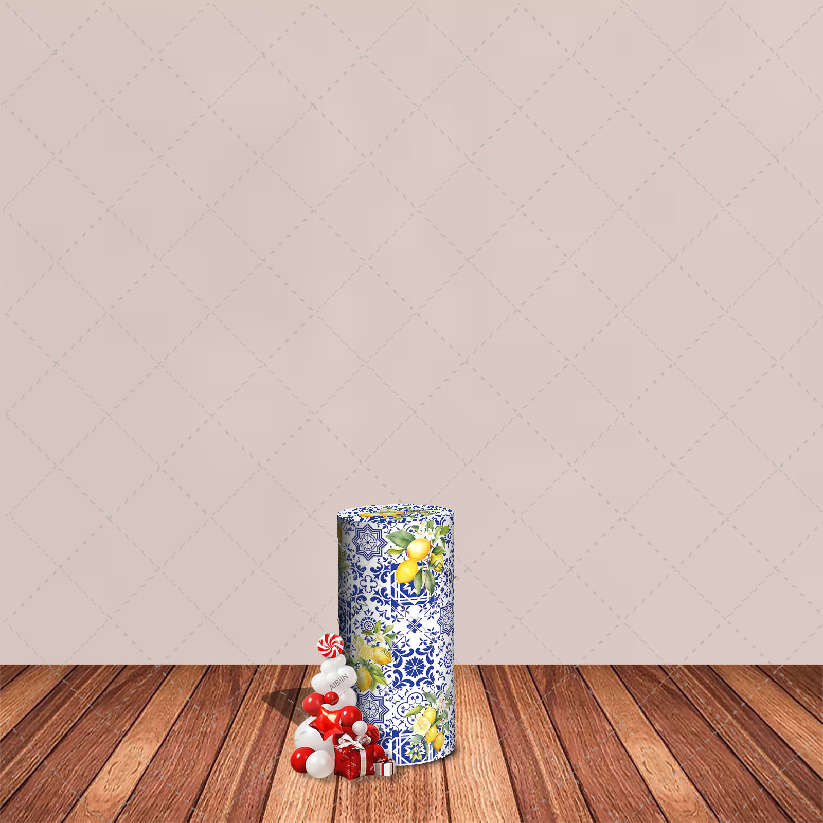 มะนาวเจ้าสาวกระบอกฉากหลังสีฟ้า - Baby Food Dessert บทวิจารณ์และราคา
