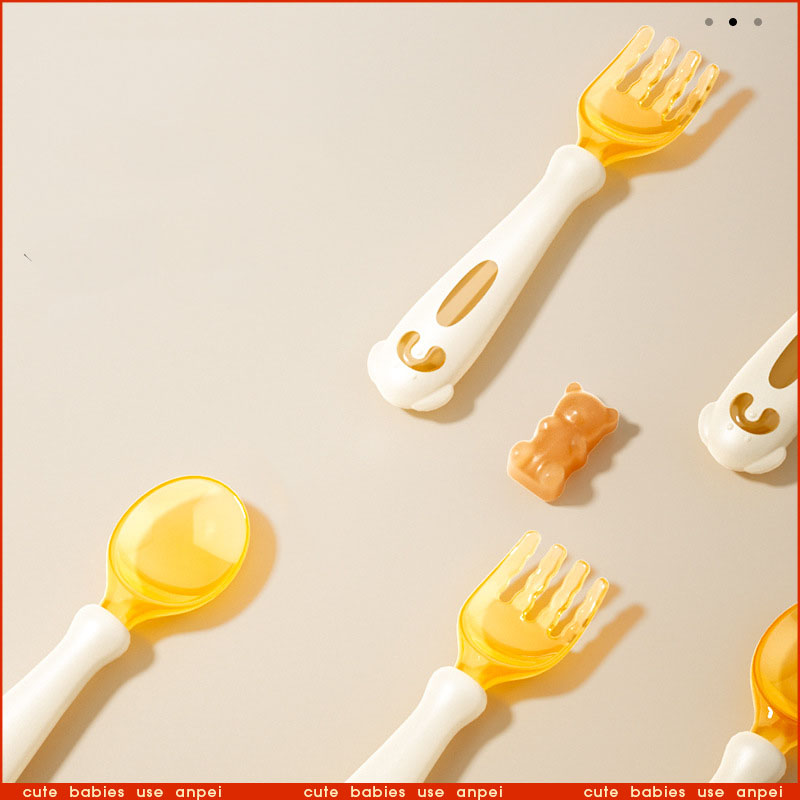 ช้อนส้อมเด็ก/ฝึกการกิน/ช้อนแบบ - Baby Food Eating บทวิจารณ์และราคา