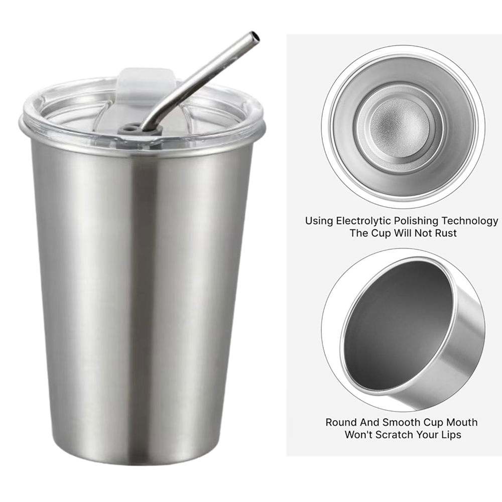 แก้วสแตนเลส 3 ใบ ขนาดพินท์ พร้ - Training Cup Straw บทวิจารณ์และราคา