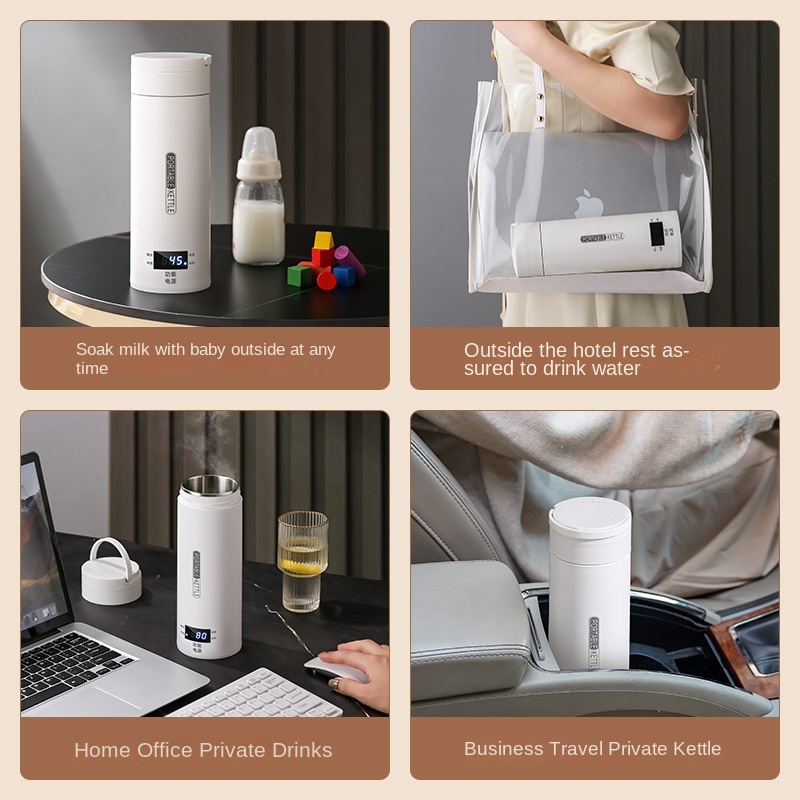 กาต้มน้ำไฟฟ้าแบบพกพา ต้มน้ำเร็ - Baby Food Thermos บทวิจารณ์และราคา