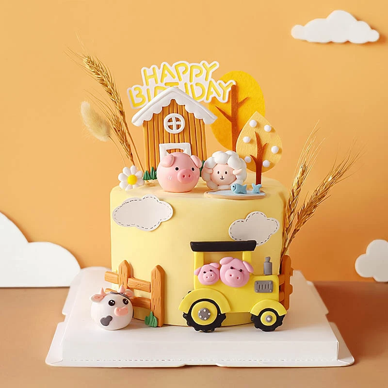 เค้กวันเกิดแฮปปี้Topperฟาร์มZo - Baby Food Dessert บทวิจารณ์และราคา