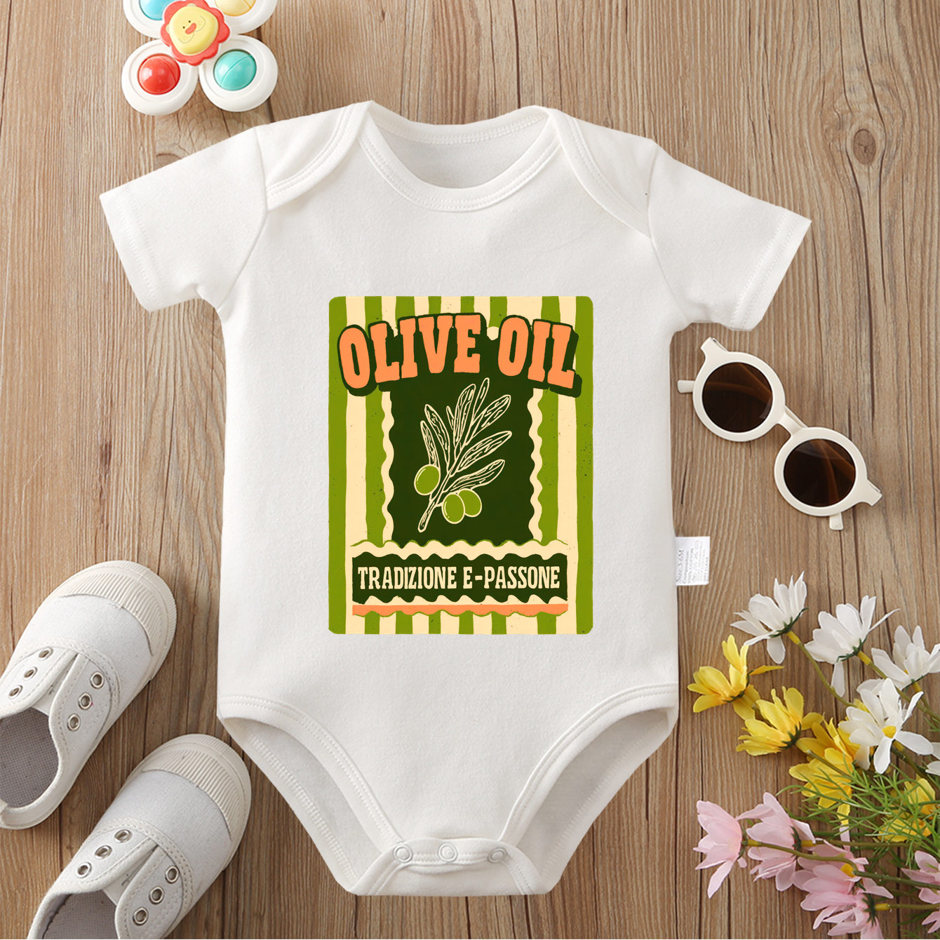 ชุดบอดี้สูทผ้าฝ้าย 100% ลายพิม - Baby Food Intake บทวิจารณ์และราคา