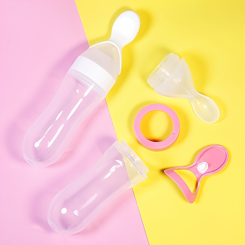 ขวดนมซิลิโคนพร้อมช้อนสำหรับเด็ - Baby Food Jar บทวิจารณ์และราคา