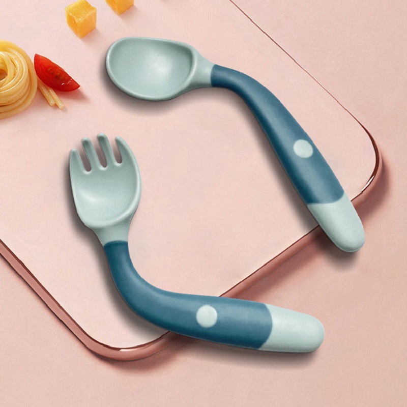 ช้อนซิลิโคนงอได้สำหรับเด็กทารก - Baby Food Eating บทวิจารณ์และราคา