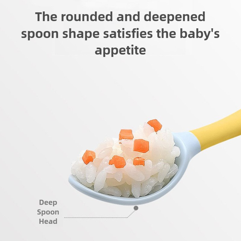ช้อนซิลิโคนงอได้สำหรับเด็กทารก - Baby Food Eating บทวิจารณ์และราคา