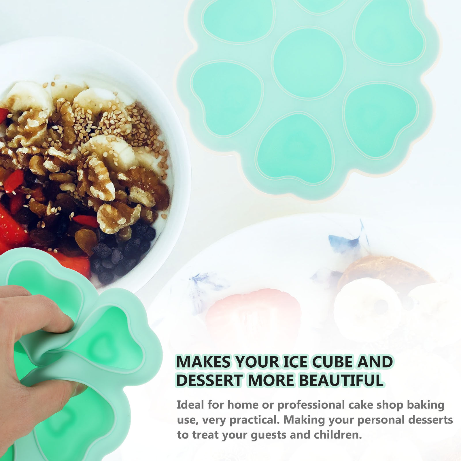กล่องเก็บอาหารซิลิโคนรูปหัวใจ  - Baby Food Dessert บทวิจารณ์และราคา
