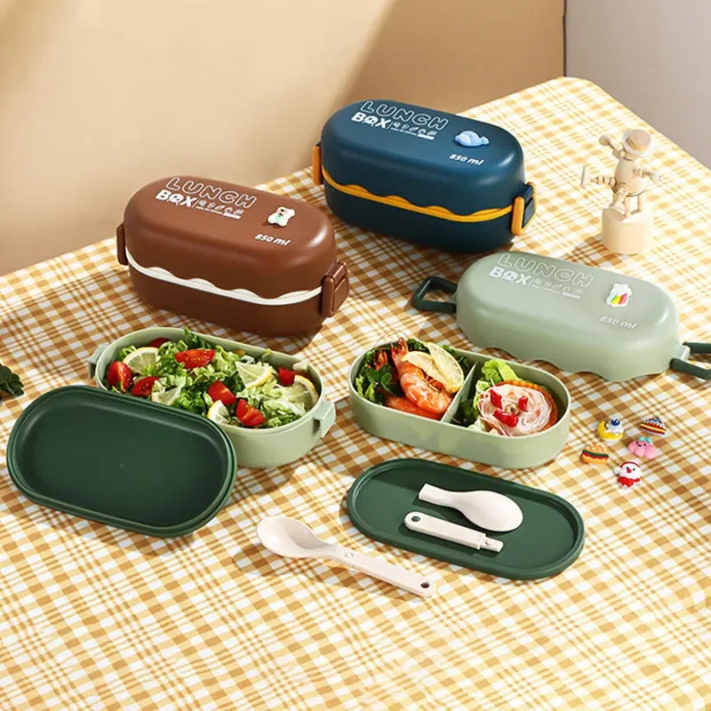 กล่องข้าวกลางวันพลาสติกสองชั้น - Baby Food Thermos บทวิจารณ์และราคา