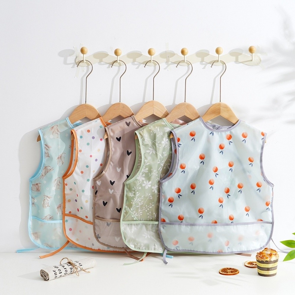 ผ้ากันเปื้อนกันน้ำสำหรับเด็กทา - Baby Food Eating บทวิจารณ์และราคา