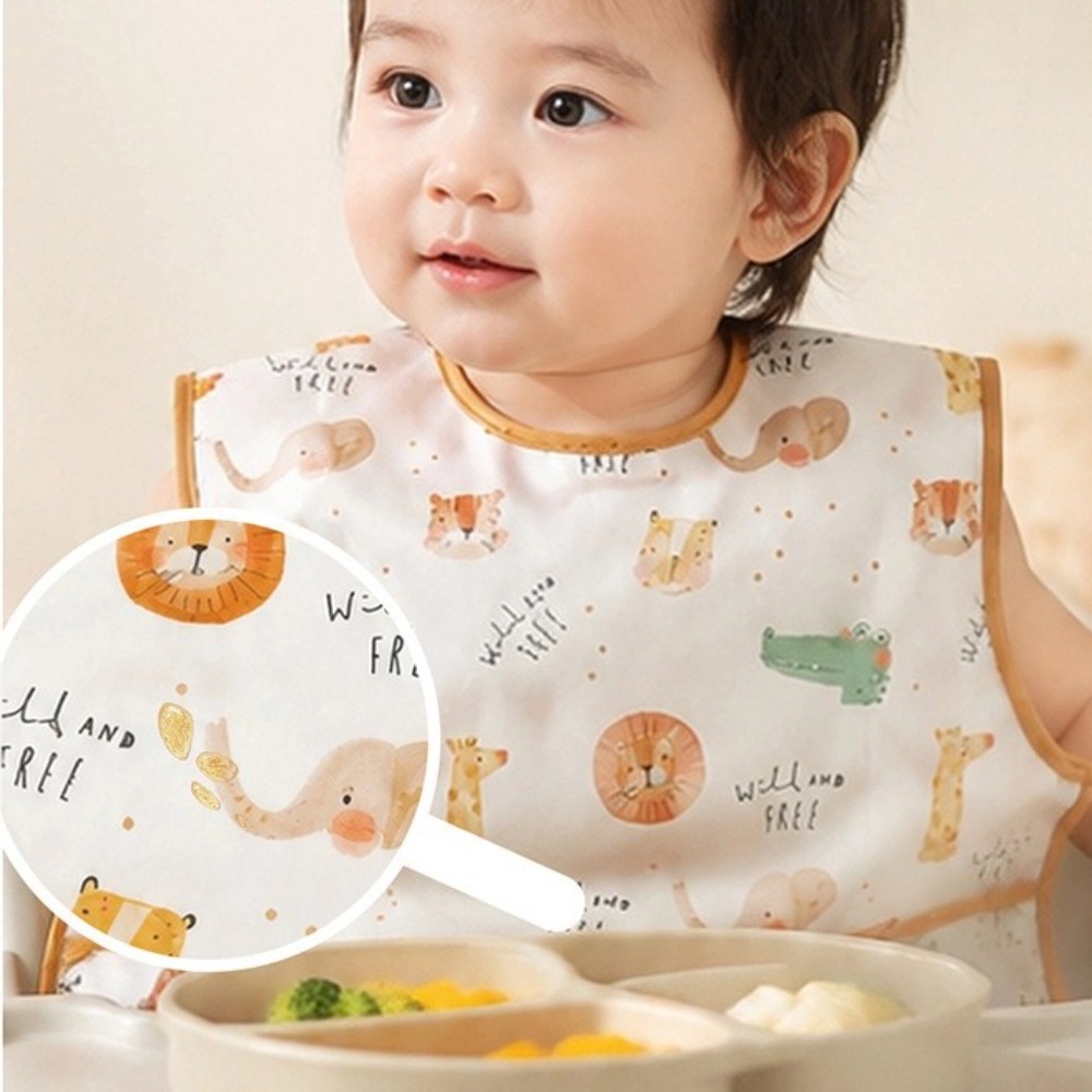 ผ้ากันเปื้อนกันน้ำสำหรับเด็กทา - Baby Food Eating บทวิจารณ์และราคา