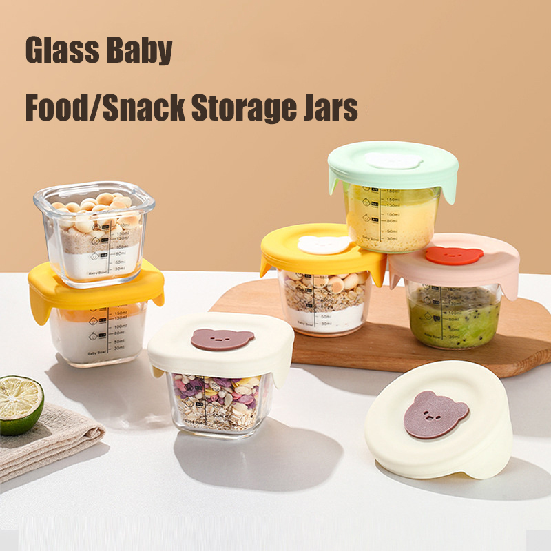 180ml แก้วเก็บอาหารเด็ก Jars พ - Baby Food Jar บทวิจารณ์และราคา
