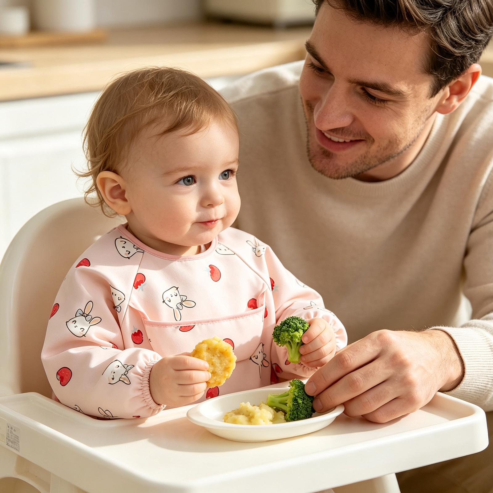 ผ้ากันเปื้อนสำหรับป้อนอาหารเด็ - Baby Food In Restaurant บทวิจารณ์และราคา