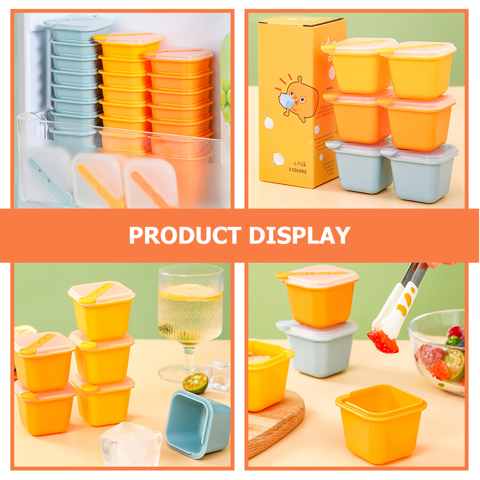 ชุดแม่พิมพ์น้ำแข็งซิลิโคน 6 ชิ - Baby Food In Restaurant บทวิจารณ์และราคา