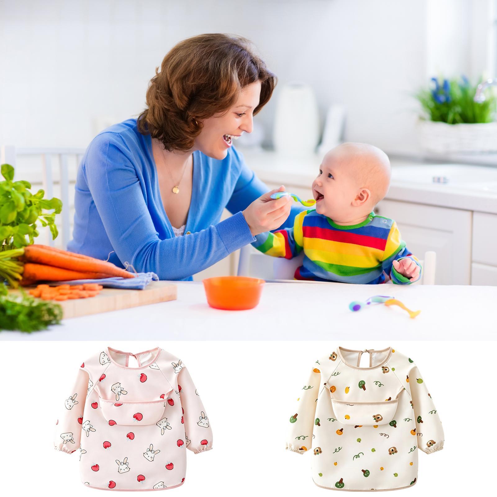 ผ้ากันเปื้อนเด็กแบบนุ่ม ปรับได - Baby Food In Restaurant บทวิจารณ์และราคา