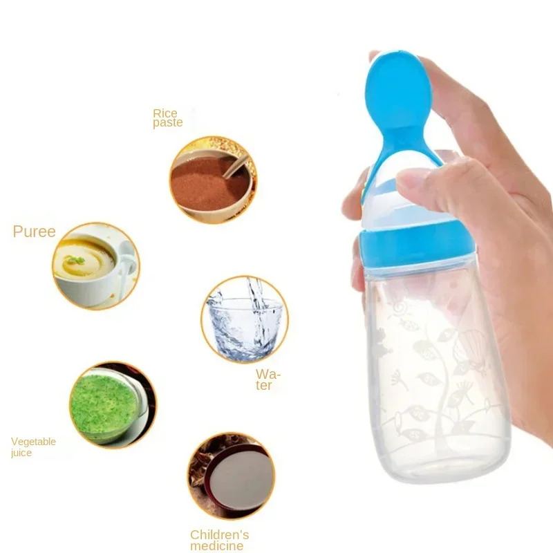ปลอดภัยขวดนมเด็กช้อนนมขวดเด็ก  - Baby Food Jar บทวิจารณ์และราคา