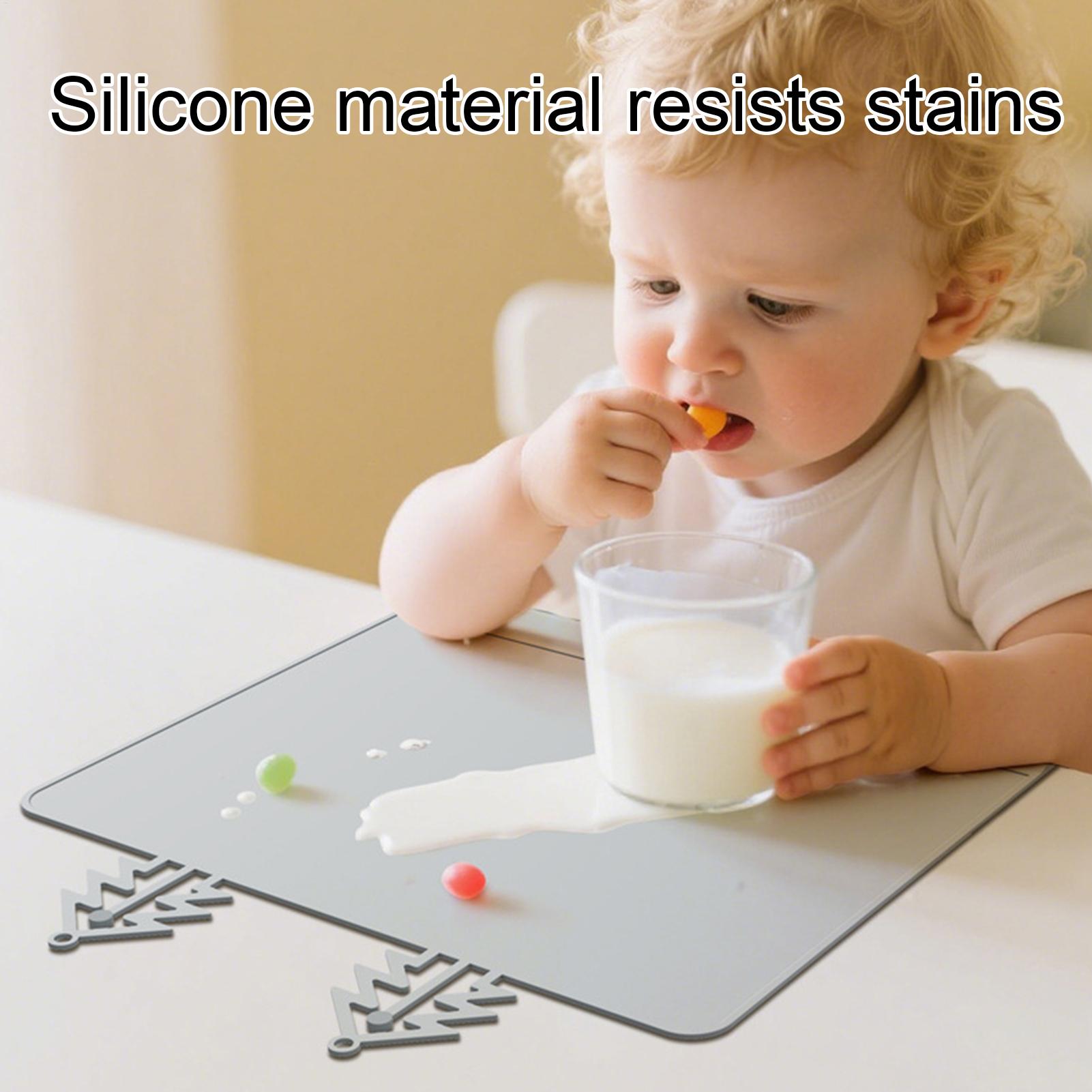 แผ่นรองจานสำหรับเด็กแบบซักได้  - Baby Food In Restaurant บทวิจารณ์และราคา