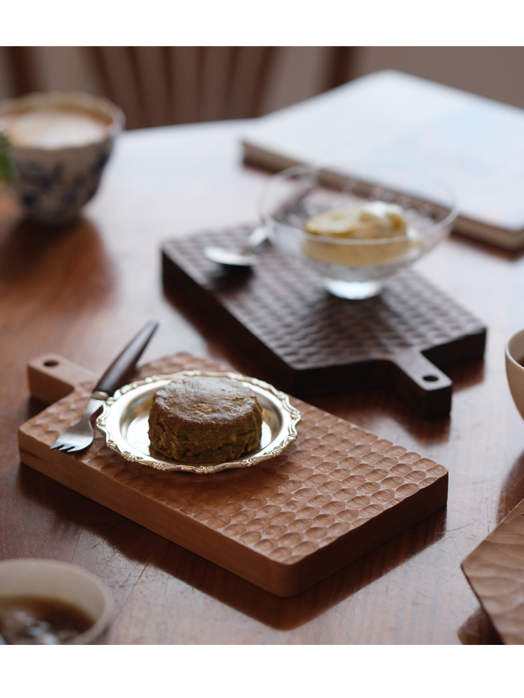 เขียงไม้เชอร์รี่แกะสลักขนาดเล็ - Baby Food Dessert บทวิจารณ์และราคา