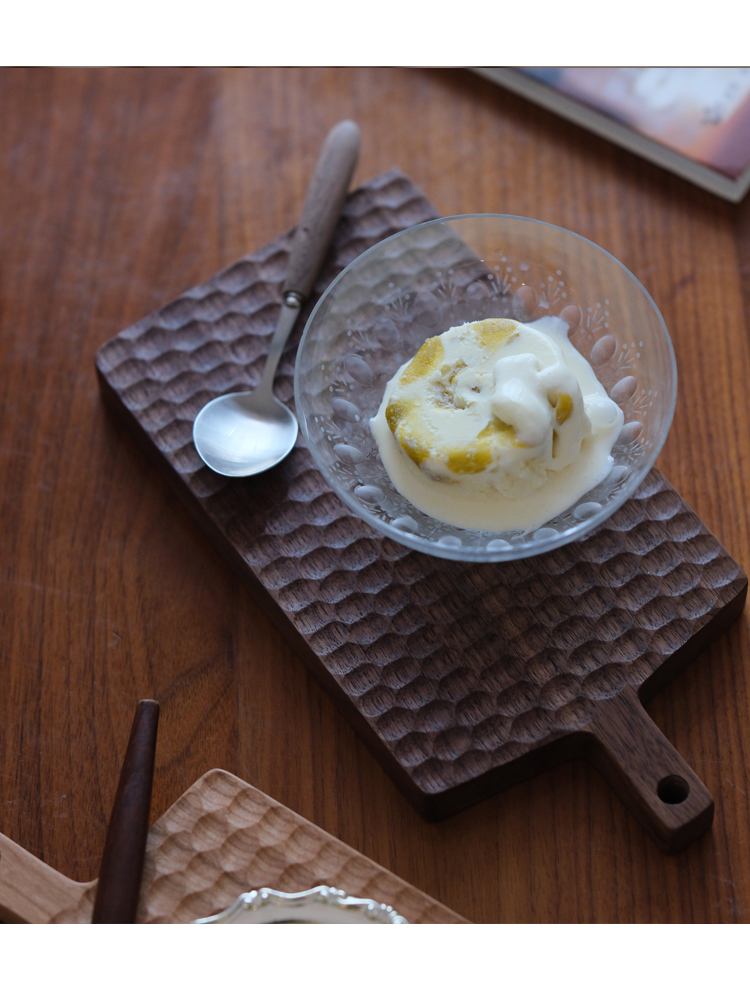 เขียงไม้เชอร์รี่แกะสลักขนาดเล็ - Baby Food Dessert บทวิจารณ์และราคา