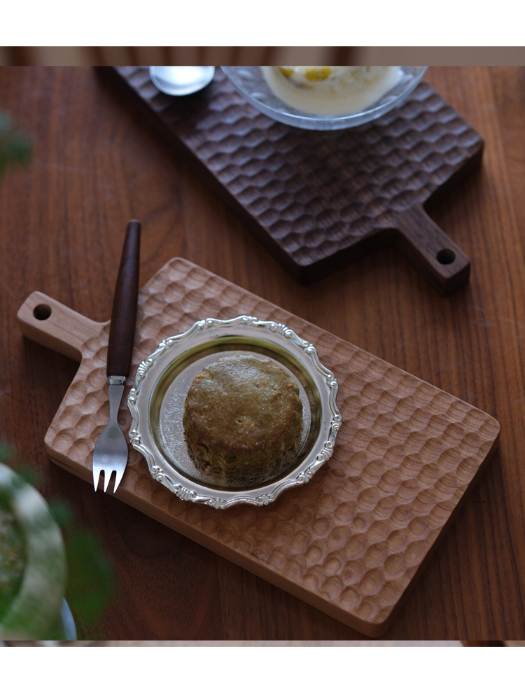 เขียงไม้เชอร์รี่แกะสลักขนาดเล็ - Baby Food Dessert บทวิจารณ์และราคา